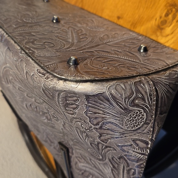 Borse in Pelle Embossed Genuine Leather bag - Picture 13 of 17